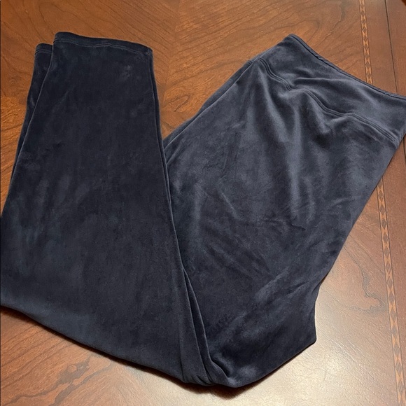 Cuddl Duds Navy Blue Leggings - Picture 4 of 9